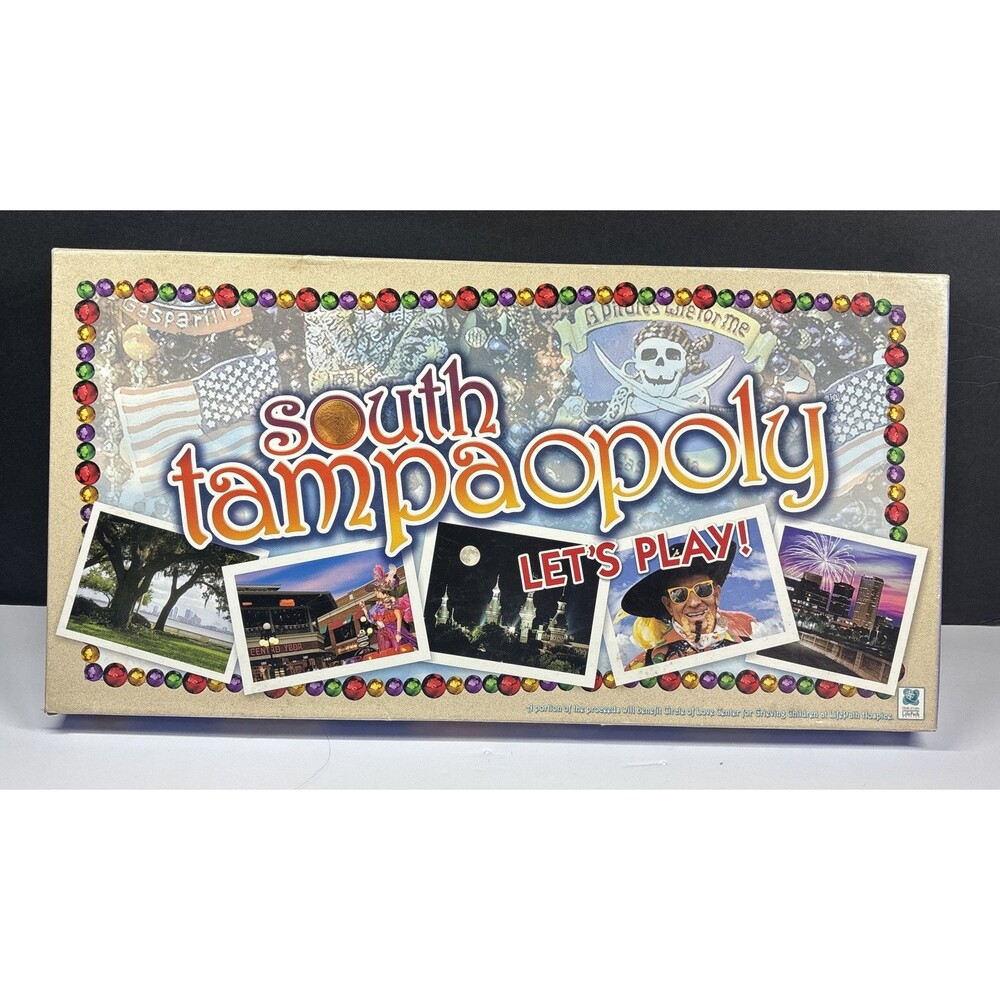 SOUTH TAMPAOPOLY Board Game Tampa Monopoly Collectible Limited Edition READ